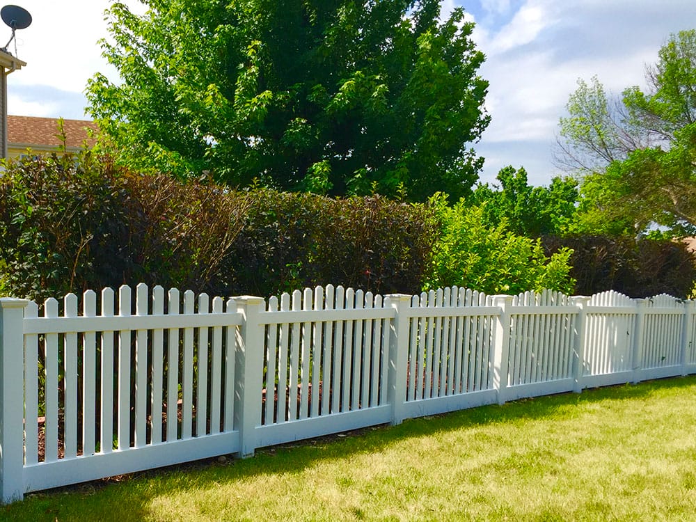 Photo-of-White-Vinyl-Spaced-Picket-Fence-4-Foot---Installed-in-Downers-Grove-Illinois