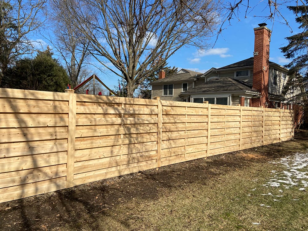 Photo-of-Wood-Horizontal-Fence-6-Foot---Installed-in-Naperville-Illinois