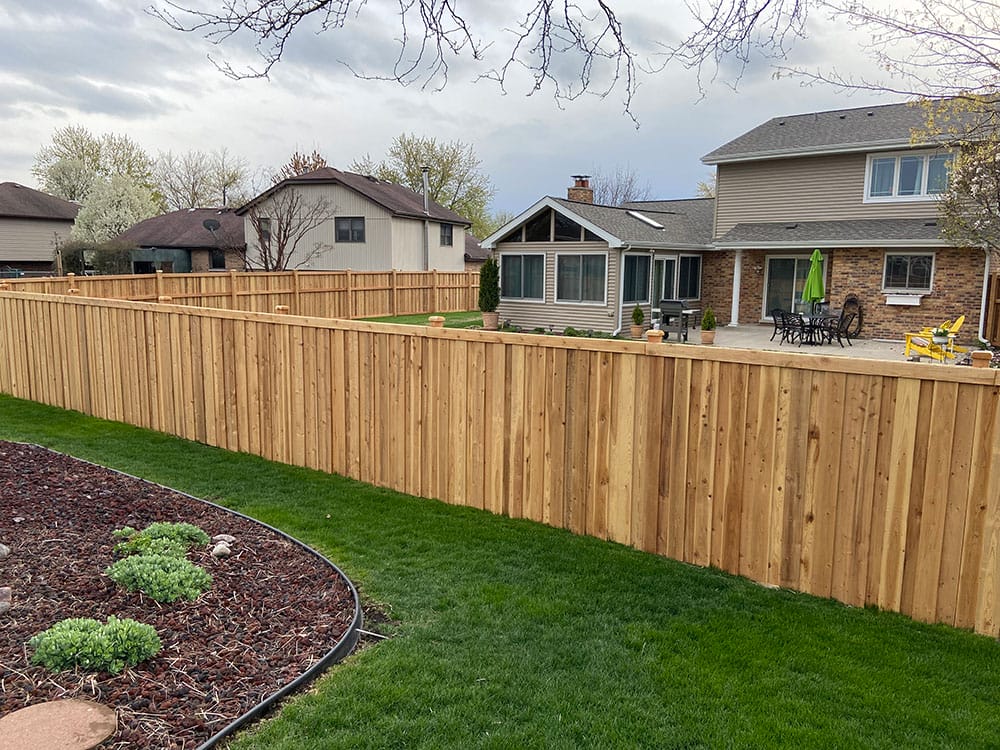 Photo-of-Wood-Privacy-Fence-6-Foot---Installed-in-Aurora-Illinois