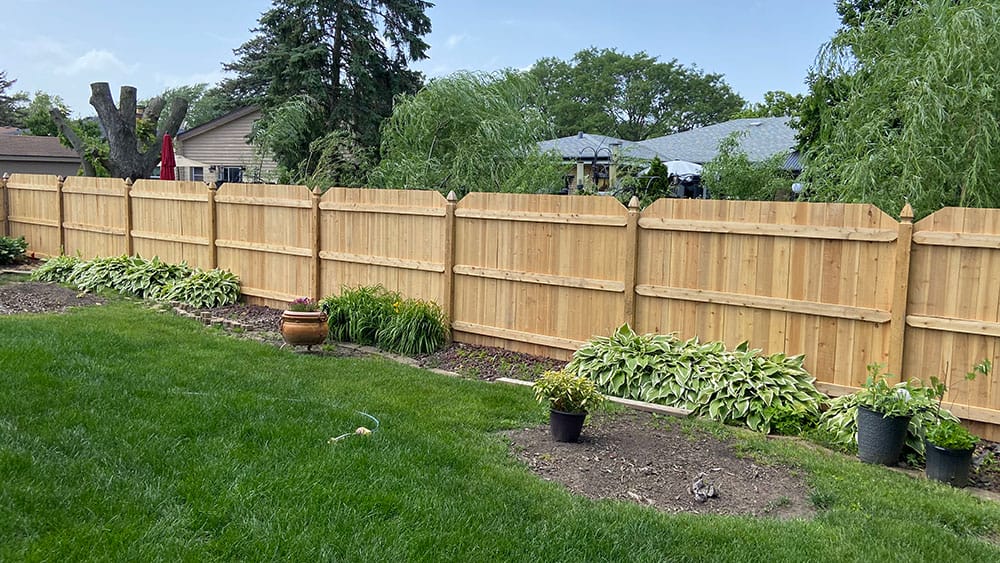 Photo-of-Wood-Privacy-Fence-6-Foot---Installed-in-Downers-Grove-Illinois