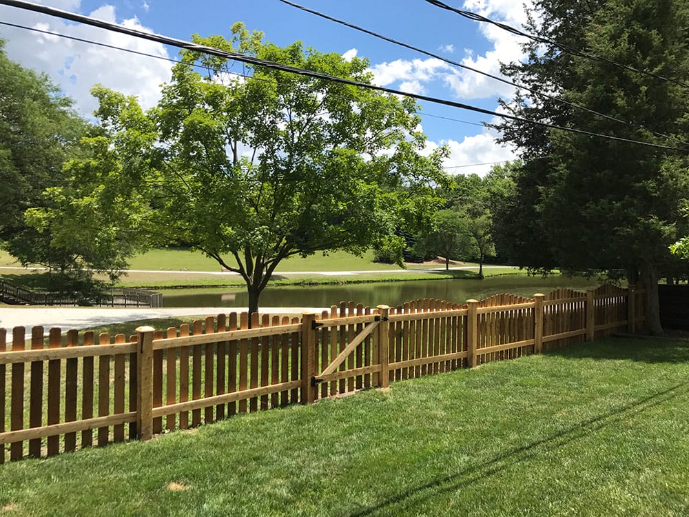 Photo-of-Wood-Spaced-Picket-Fence-4-Foot---Installed-in-Naperville-Illinois